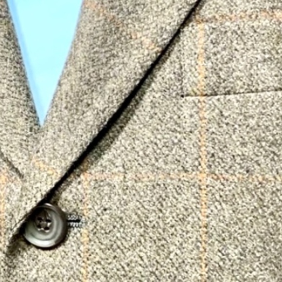 Vintage Burberry London Cashmere Blazer Jacket Sports Coat 41 - Picture 8 of 11